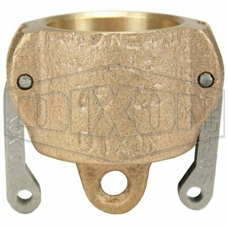 DIXON Type DC Cam and Groove Dust Cap, 3/4 in, Brass, Domestic 75-DC-BR
